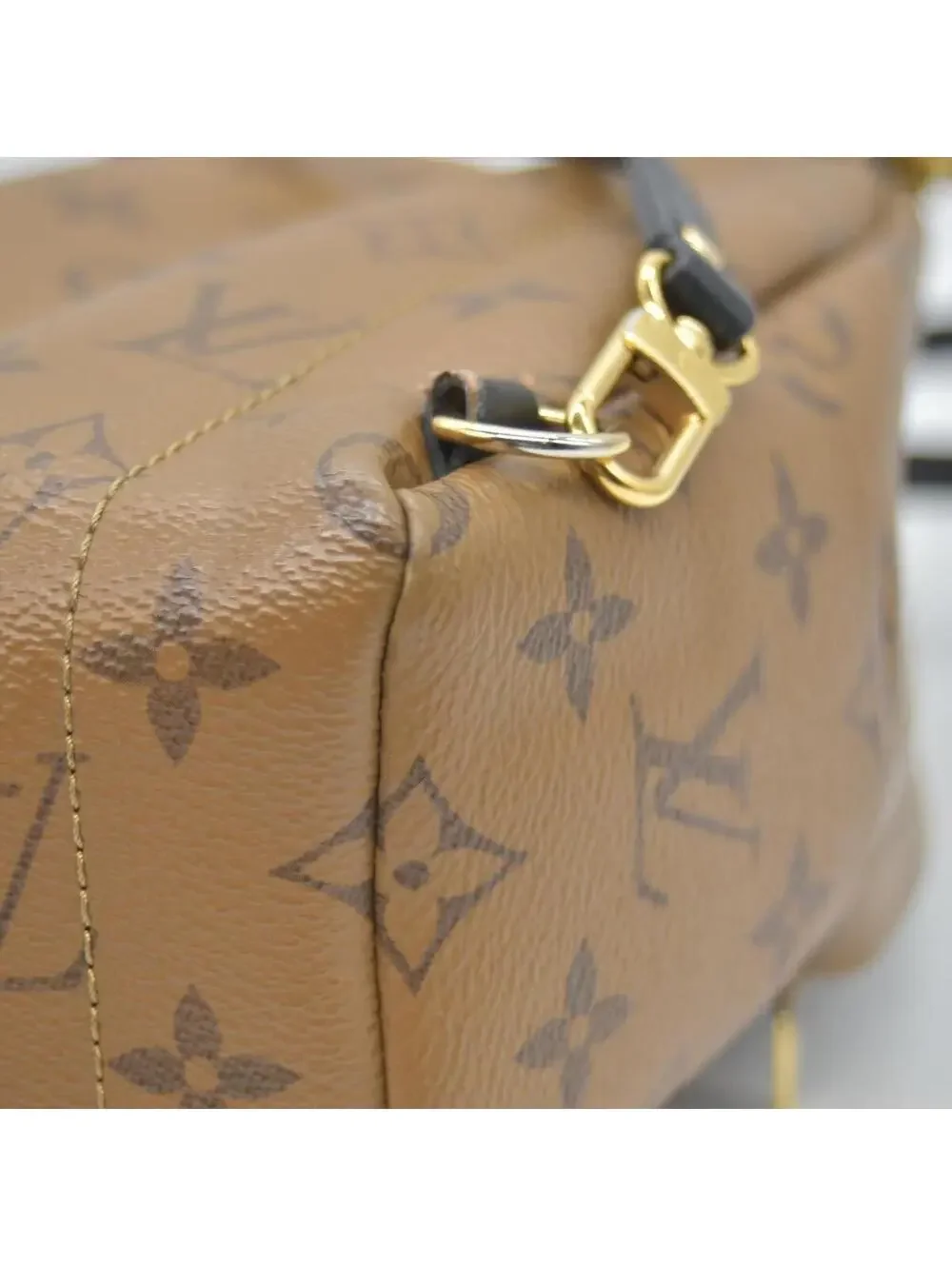 $2770 RFID Louis Vuitton Reverse Monogram Palm Springs